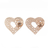 Brass Links connectors KK-S353-005LG-1