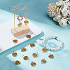100Pcs Tibetan Style Alloy Pendants PALLOY-GO00038-4