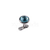 Stainless Steel Rhinestone Dermal Anchor Base/Top for Women Men WGB1D88-36-1