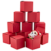 10Pcs Kraft Paper Cardboard Jewelry Gift Boxes CON-WH0001-25B-1