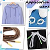 40Pcs 4 Colors Alloy Cord End FIND-GF0008-47B-5
