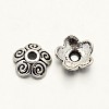 Tibetan Style 5-Petal Zinc Alloy Bead Caps PALLOY-N0111-06-2