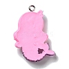 Opaque Resin Pendants RESI-D055-034P-3