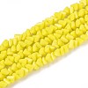 Opaque Glass Beads Strands GLAA-N019-4mm-13-1