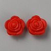 Rose Food Grade Eco-Friendly Silicone Focal Beads LS-SIL-TAC0004-19-1