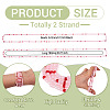 Resin Beads Bracelets BJEW-TAC0080-01D-3