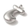 Non-Tarnish 304 Stainless Steel Pendants STAS-M017-08P-10-2