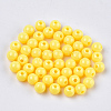 Opaque Plastic Beads KY-T005-6mm-605-1