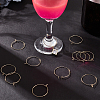 Beebeecraft 100Pcs 316 Surgical Stainless Steel Wine Glass Charms Rings STAS-BBC0003-17C-4