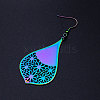 201 Stainless Steel Dangle Earrings STAS-S105-JN423-2
