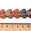 Painted Glass Beads Strands GLAA-Z021-03A-4