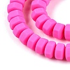 Handmade Polymer Clay Beads Strand CLAY-T021-01I-3