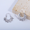 Sunshine U-shaped Brass Hoop Earrings DP8182-1