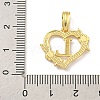 Heart Brass Pendants KK-I714-04G-L-3