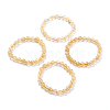 Natural Citrine Round Beads Stretch Bracelet BJEW-LS0001-09-1