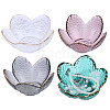 4Pcs 4 Colors Glass Bowl for Food Fruits AJEW-CA0004-93-1