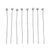 304 Stainless Steel Head Pins STAS-T065-30mm-20P-1