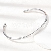 304 Stainless Steel Cuff Bangles BJEW-D388-01C-P-3