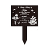 Acrylic Garden Stake AJEW-WH0366-002-1