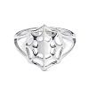 Non-Tarnish 304 Stainless Steel Spider Web Adjustable Rings for Women RJEW-I097-07P-2