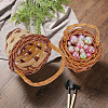 Fingerinspire 8Pcs 4 Style Mini Rattan Bamboo Baskets DJEW-FG0001-18-7