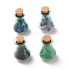 Glass Wishing Bottle Decorations AJEW-JD00006-01-2