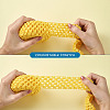2 Rolls 2 Sizes Polyester Elastic Ribbon EW-TA0001-02B-4