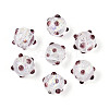 Handmade Foil Lampwork Beads Strands FOIL-T008-02B-2