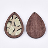 Eco-Friendly Cowhide Leather Pendants X-FIND-S301-33C-04-2