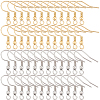 SOFPLATE 300Pcs 2 Style 304 Stainless Steel Earring Hooks STAS-SP0001-39-1