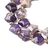 Natural Amethyst Beads Strands G-Z080-A34-10mm-4