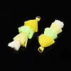 Polycotton(Polyester Cotton) Layered Tassel Big Pendant Decorations FIND-T052-16-M-9