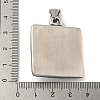 316 Surgical Stainless Steel Pendants STAS-Z073-76AS-03-3