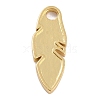 Golden Plated Brass Enamel Pendants KK-P197-15A-G-3