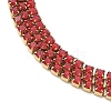 304 Stainless Steel Rhinestone Cup Chain Multi-strand Bracelets for Women BJEW-P376-01G-03A-2
