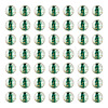 100Pcs Crackle Transparent Glass Beads GLAA-TADJ0001-12F-2
