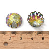 304 Stainless Steel Bead Caps STAS-P363-02B-MC-3