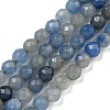 Dyed & Heated Natural Blue Aventurine Beads Strands G-E571-A10-04-1