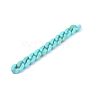 Handmade Acrylic Curb Chains/Twisted Chains AJEW-JB00530-02-2
