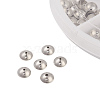 Non-Tarnish 304 Stainless Steel Bead Caps STAS-JP0004-11P-3