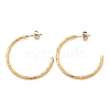 304 Stainless Steel C-Shaped Stud Earrings EJEW-R017-04G-04-3