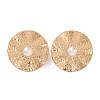 Alloy & Plastic Pearl Stud Earrings for Women EJEW-U028-09G-2