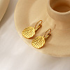 Retro Stainless Steel Oval Hoop Earrings YQ2955-4