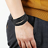 1Pc Cowhide Leather Cord Multi-strand Bracelets BJEW-CL0001-48B-6