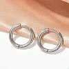 202 Stainless Steel Huggie Hoop Earrings EJEW-F111A-16mm-P-2