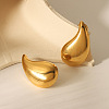 Stainless Steel Teardrop Stud Earrings XY8180-1