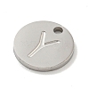 Non-Tarnish 304 Stainless Steel Pendants FIND-M017-02P-Y-2