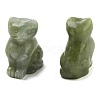 Natural Southern Jade Carved Figurines DJEW-L023-B13-1