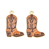 West Cowboy Theme Alloy Enamel Pendants ENAM-L056-01D-04-1