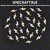 Unicraftale 60Pcs 2 Colors 201 Stainless Steel Charms STAS-UN0055-75-5